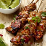 Chicken Kebabs with Chimichurri Sauce
