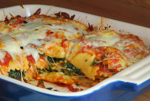 Ravioli and Zucchini Lasagna