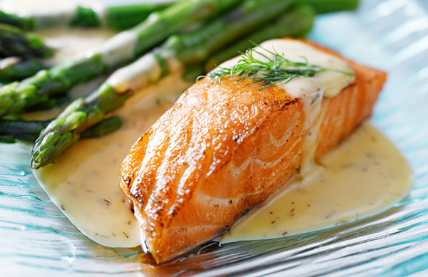 Salmon with Spicy Coconut Sauce