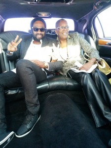 Exco Levi and his Business Manager, Denise Jones, President of Jones and Jones Productions Inc. Photo courtesy of L3 Magazine.