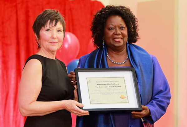 Hon. Jean Augustine Honoured By Youth For Human Rights