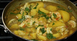Curry Potato With Shrimp