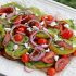 A Classic Tomato Salad With Heirloom Tomatoes