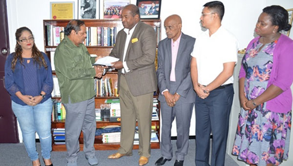 Report On Constitutional Reform Handed Over To Guyana Government
