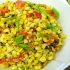 Grilled Corn Salad With A Spicy Cheddar Dressing