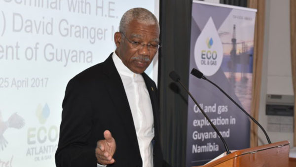 President David Granger Sells Guyana To European Investors