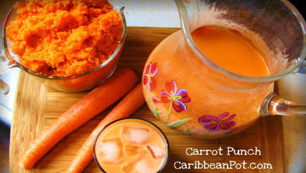 How To Make Caribbean Style Carrot Punch (Juice)