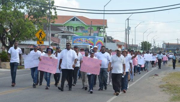 Guyana Opposition Supporters March Demanding Removal Of “Illegitimate” Government