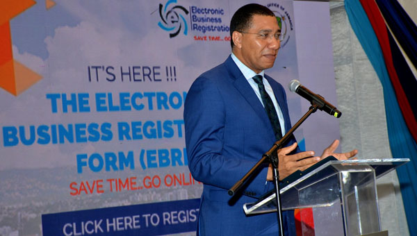 Prime Minister, Andrew Holness, Urges Jamaicans To Take Advantage Of Digital Economy