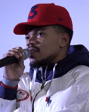 Chance the Rapper, seen in February 2018, could not clear the sample on his track ‘Juice’ when Acid Rap went to streaming services last summer. The artist is seen here at EIF Presents: XQ Super School Live at the Barker Hanger in September 2017 in Santa Monica, CA. Photo credit: FOX Sports - https://www.youtube.com/watch?v=YT86shZnD38, CC BY 3.0, https://commons.wikimedia.org/w/index.php?curid=72191644