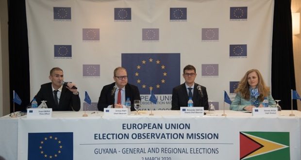 European Union Launches Elections Observer Mission For Guyana’s Poll In March