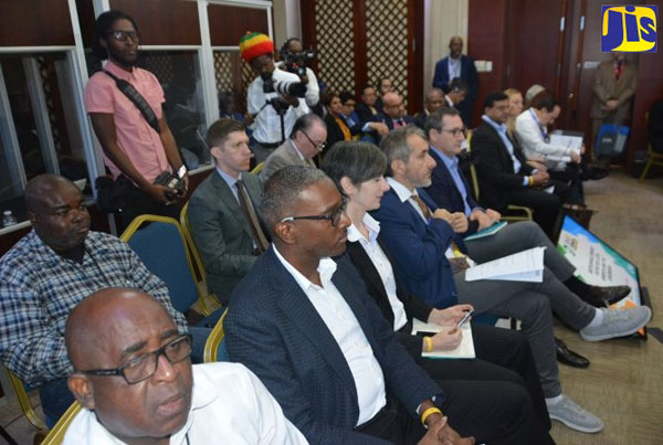 Stakeholders participate in a panel discussion at the fourth ECPA Meeting, yesterday. Photo credit: Donald De La Haye/JIS.