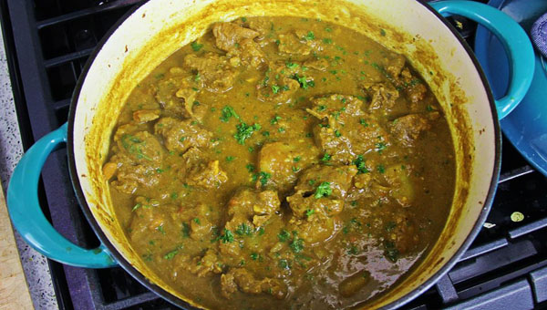 Coconut Curry Lamb With Potato
