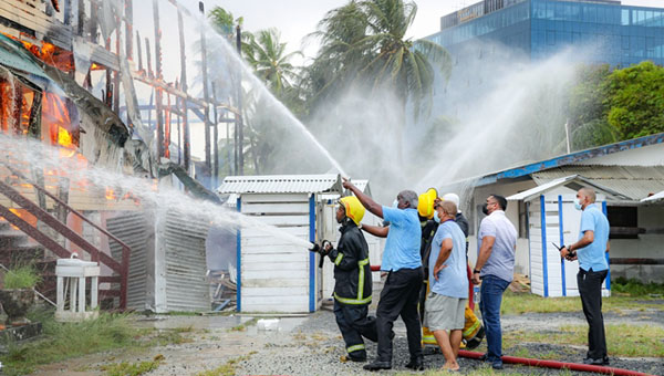 Fire Destroys Guyana Police Force’s Office For Professional Responsibility