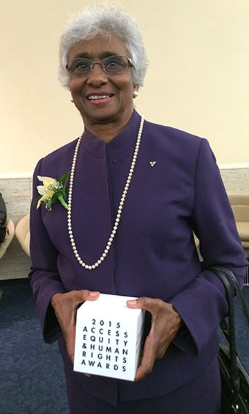 Gopie, a long-time supporter of the University of Toronto's Caribbean Studies Program, received city of Toronto's William P. Hubbard Award for Race Relations at the 2015 Access, Equity & Human Rights Awards. 