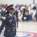 New Toronto Police Service Constable, Jessica White, at her graduation ceremony on June 24. Photo credit: Brent Smyth.