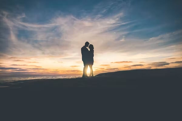 Romantic love can be all-consuming – and seems to be a human universal across time and societies. Photo credit: Frank Mckenna/Unsplash, CC BY.
