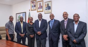 Guyana’s PM Meets With Team From Jamaica National Group
