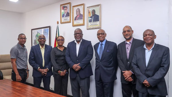 Guyana’s PM Meets With Team From Jamaica National Group